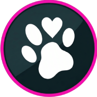 Polar Pets pyöreä, iso tassulogo